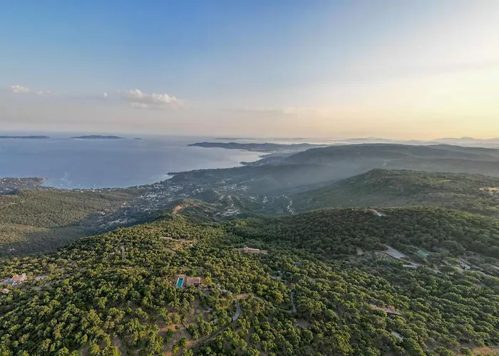 Vue 360 La Cataline Villa Bormes-les-Mimosas