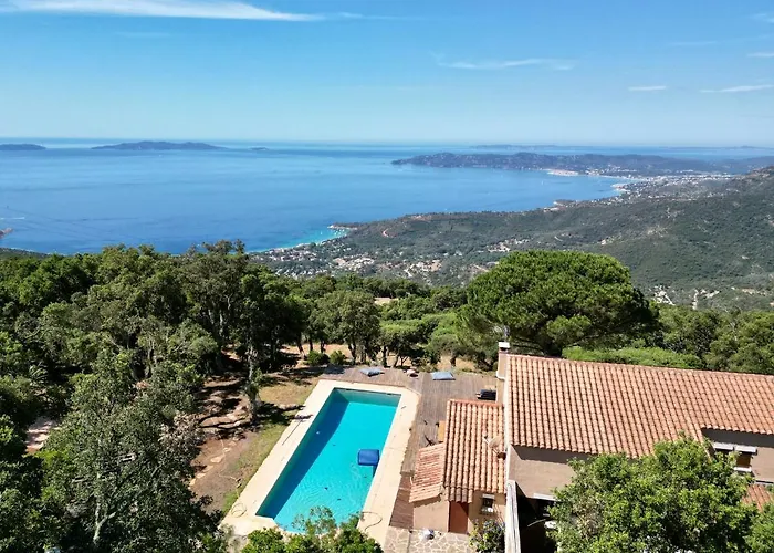 Vue 360 La Cataline Villa Bormes-les-Mimosas